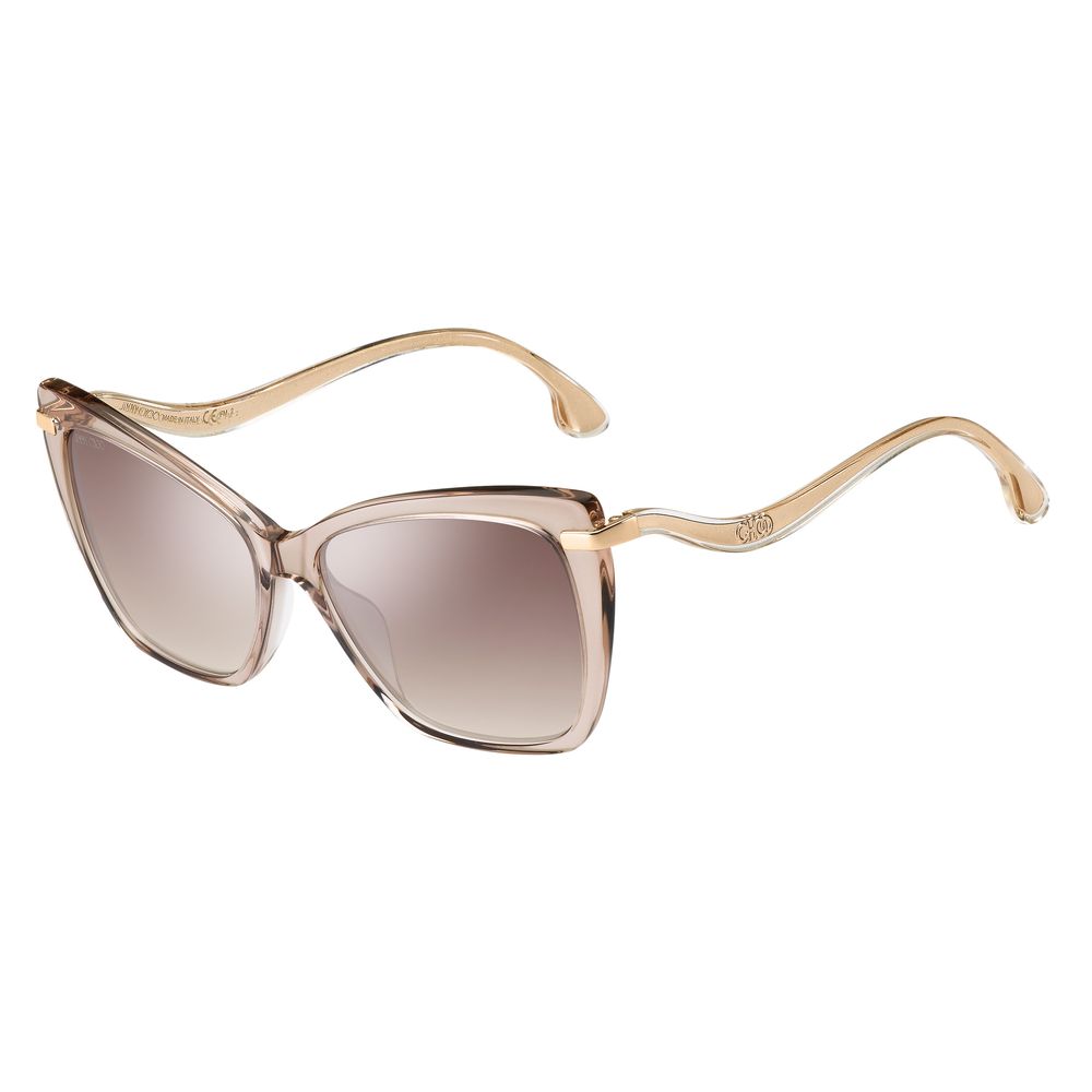 

Солнцезащитные очки из бежевого ацетата Jimmy Choo Eyewear