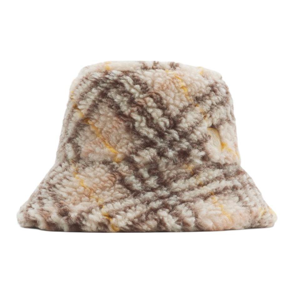 

Клетчатая шляпа-ведро Burberry, коричневый