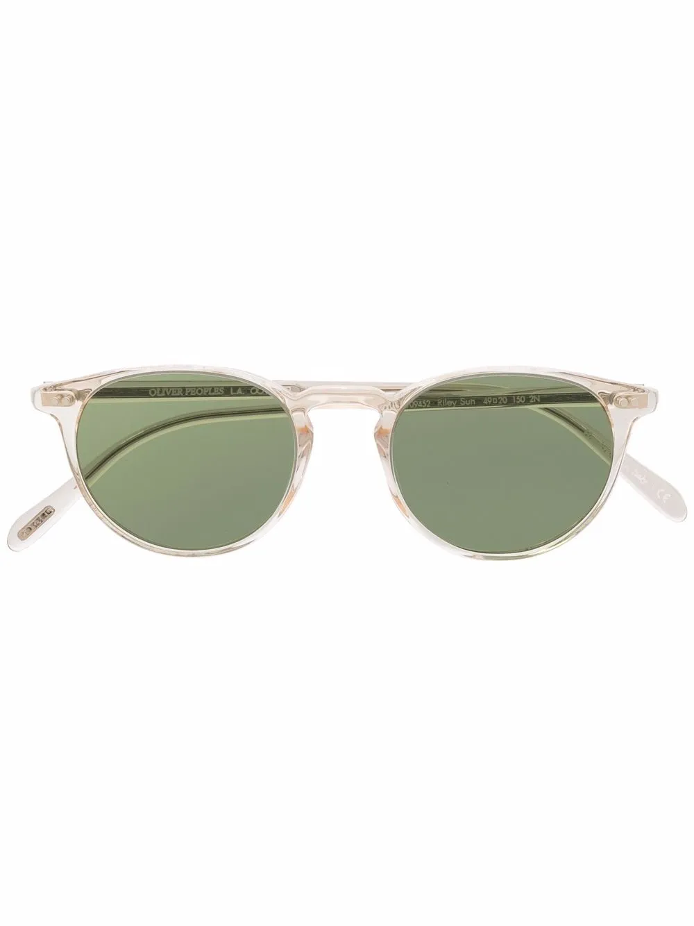 

Солнцезащитные очки в круглой оправе Oliver Peoples, нейтральный