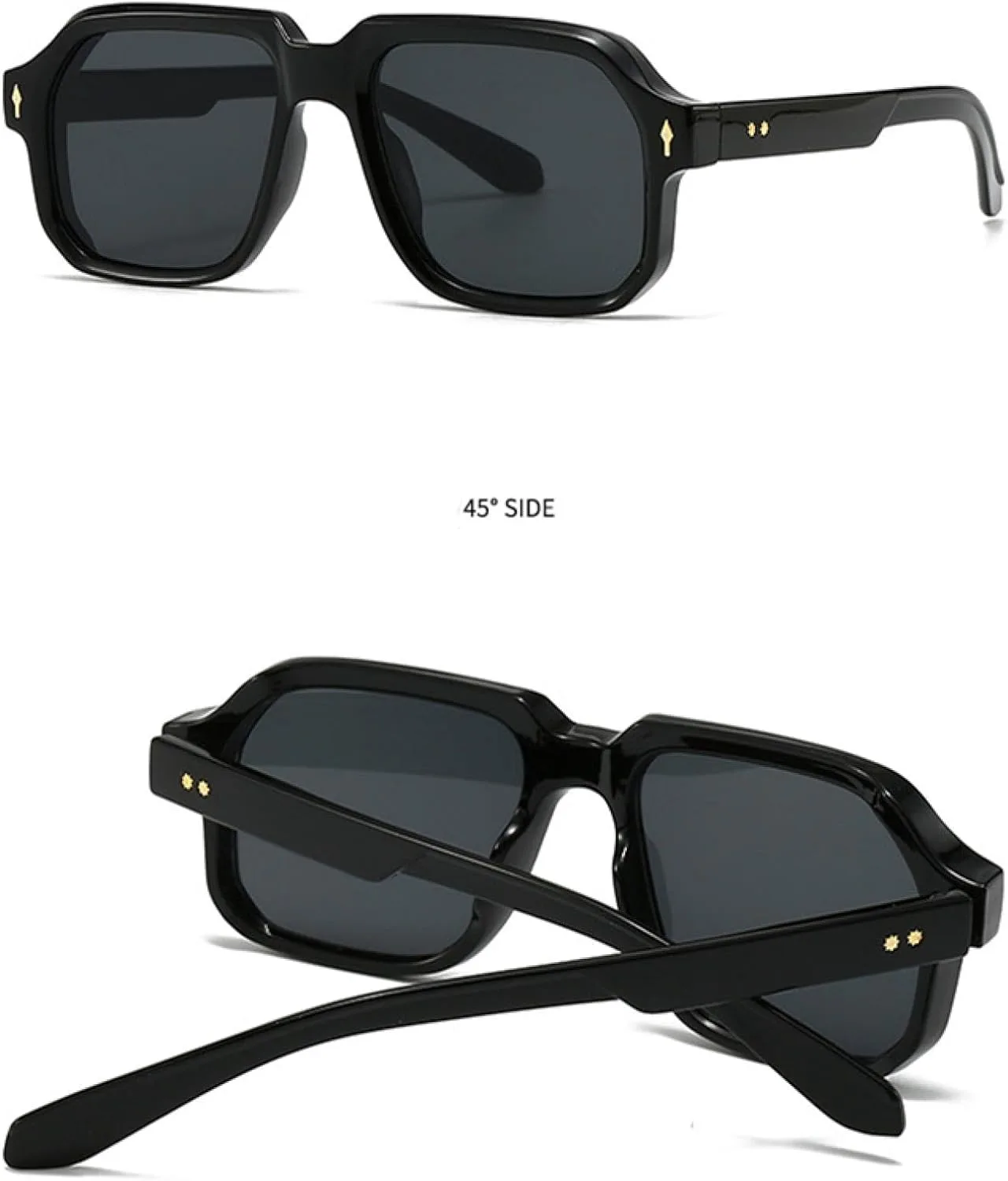 

Солнцезащитные очки с защитой от УФ-излучения UV400 | Заклепки, панк, для женщин и мужчин, для занятий спортом на открытом воздухе и вождения DSVIGF, Light Tea Tea