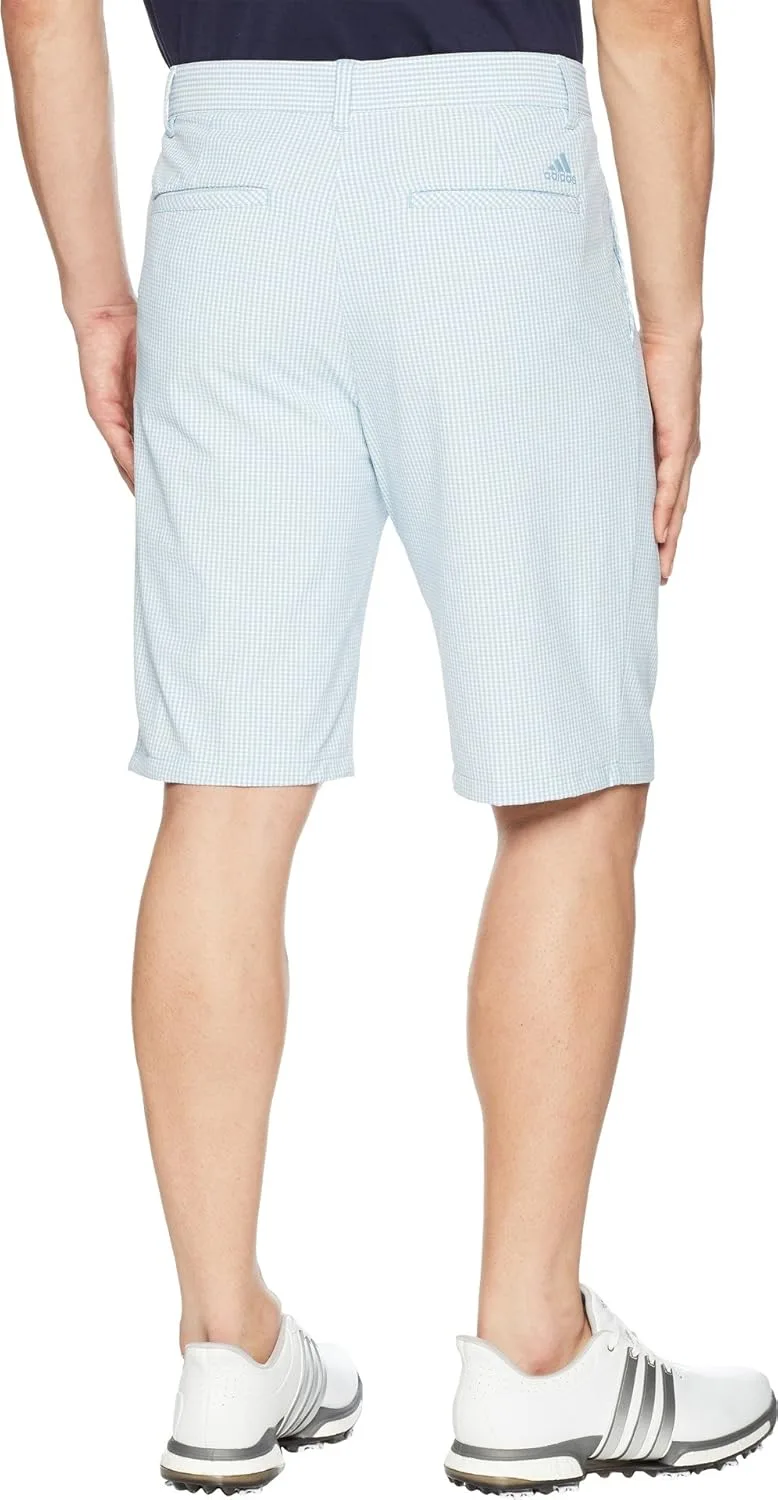 Шорты для гольфа Adidas Golf Men's Ultimate 365 Gingham, сине-белый — фото 2