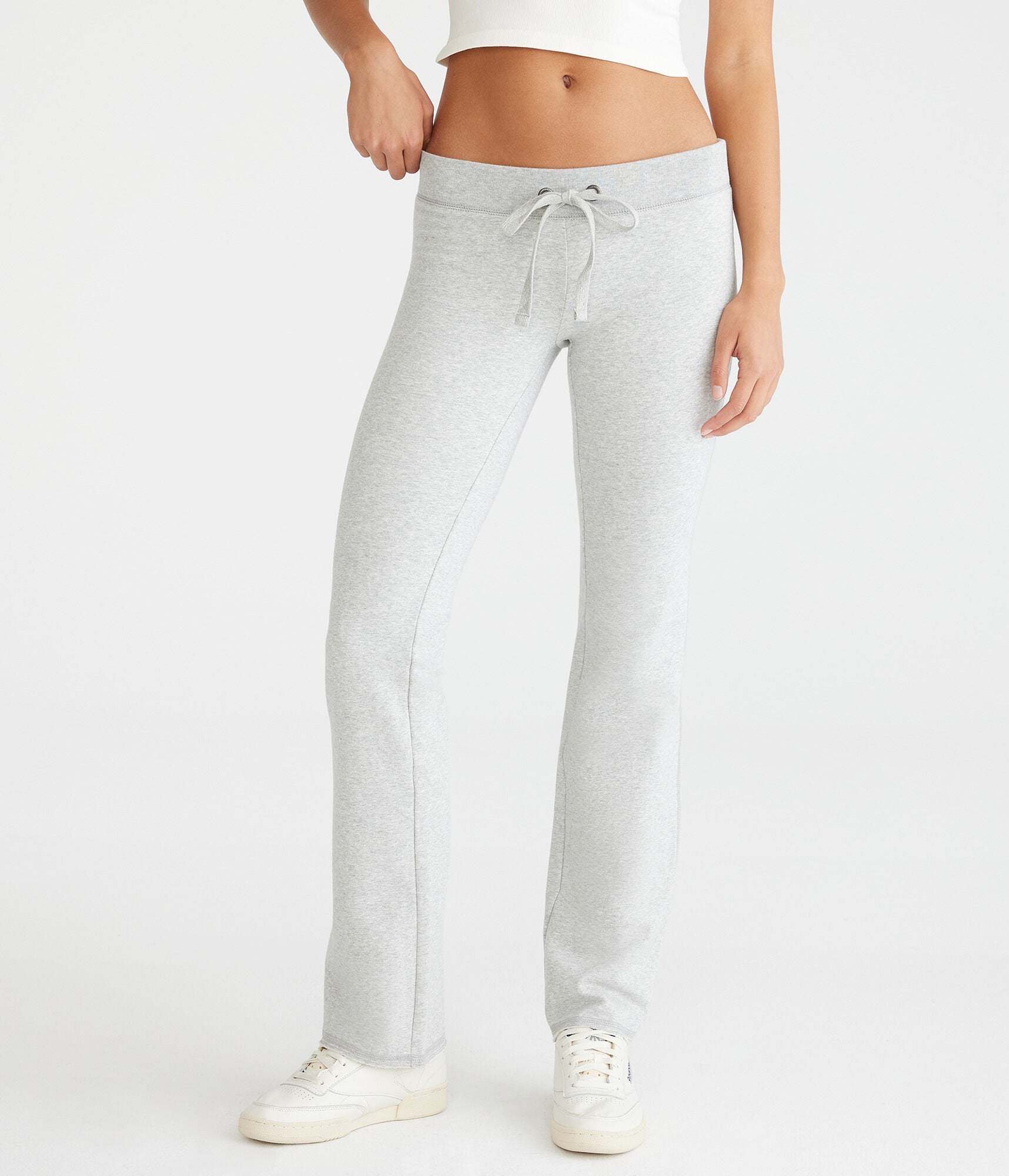 

Спортивные брюки Aeropostale Solid Fit & Flare, цвет light heather gray