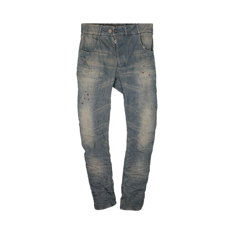 

Брюки Boris Bidjan Saberi Tight Fit Pants Light Denim, синий