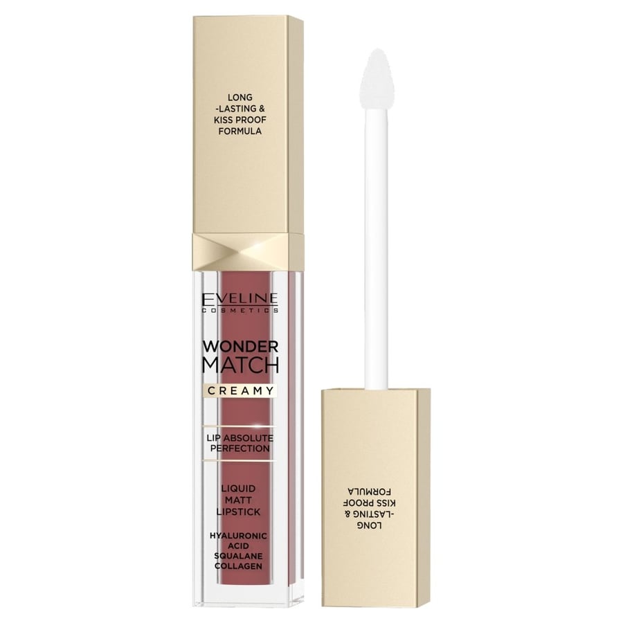 

Eveline Cosmetics Wonder Match матовая жидкая помада 07 Toffee 6.8 мл