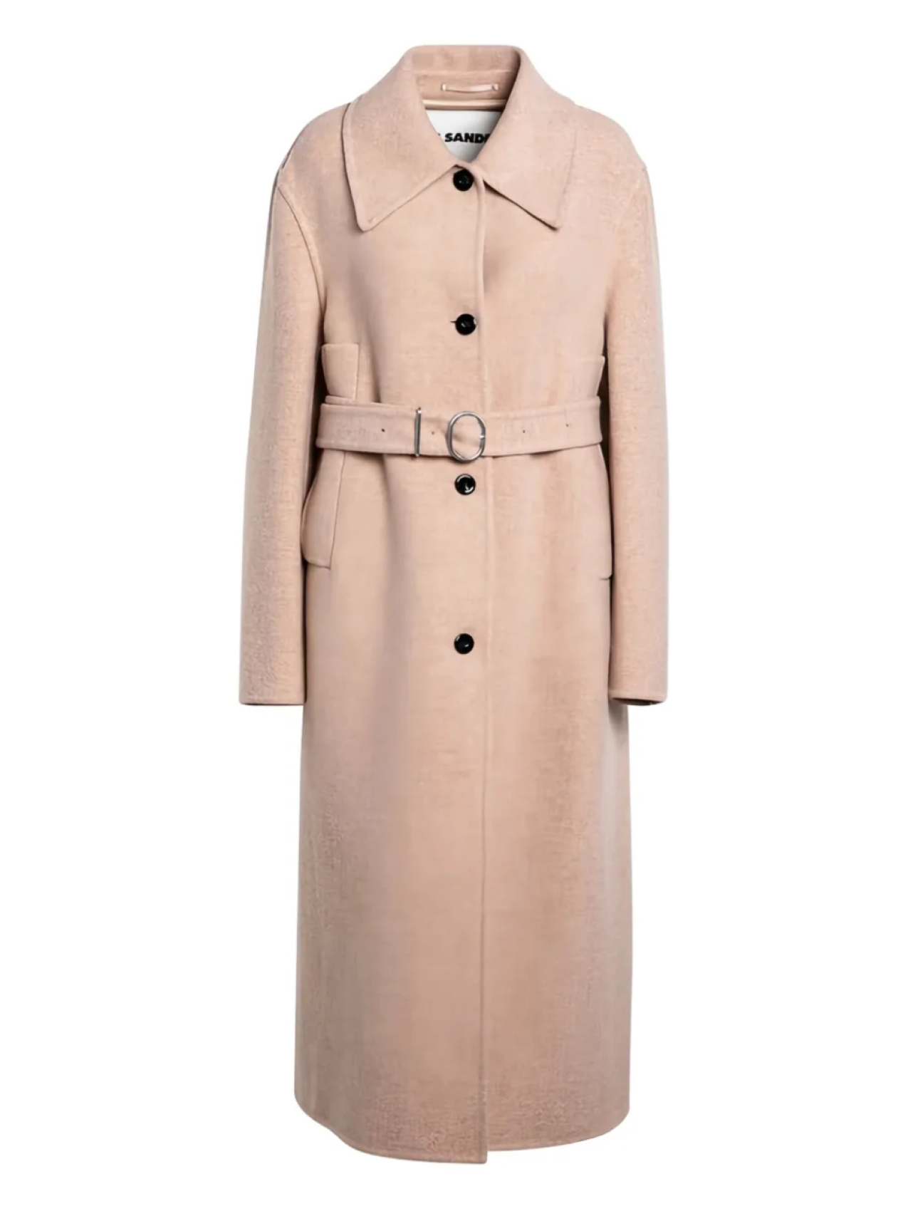 

Jil Sander фетровое пальто, розовый
