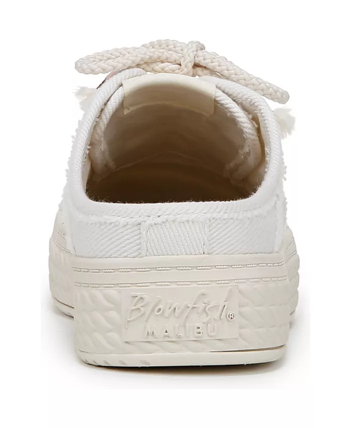 Женские платформенные кроссовки-мулы Super Slide Blowfish Malibu, белый — фото 3