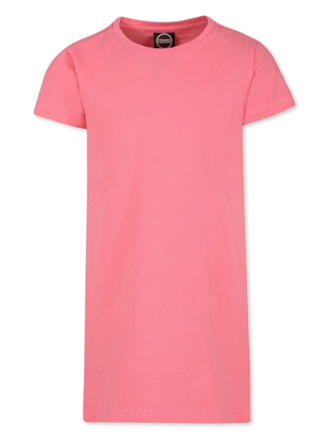 

Платье Colmar Kids из хлопка с логотипом, розовый