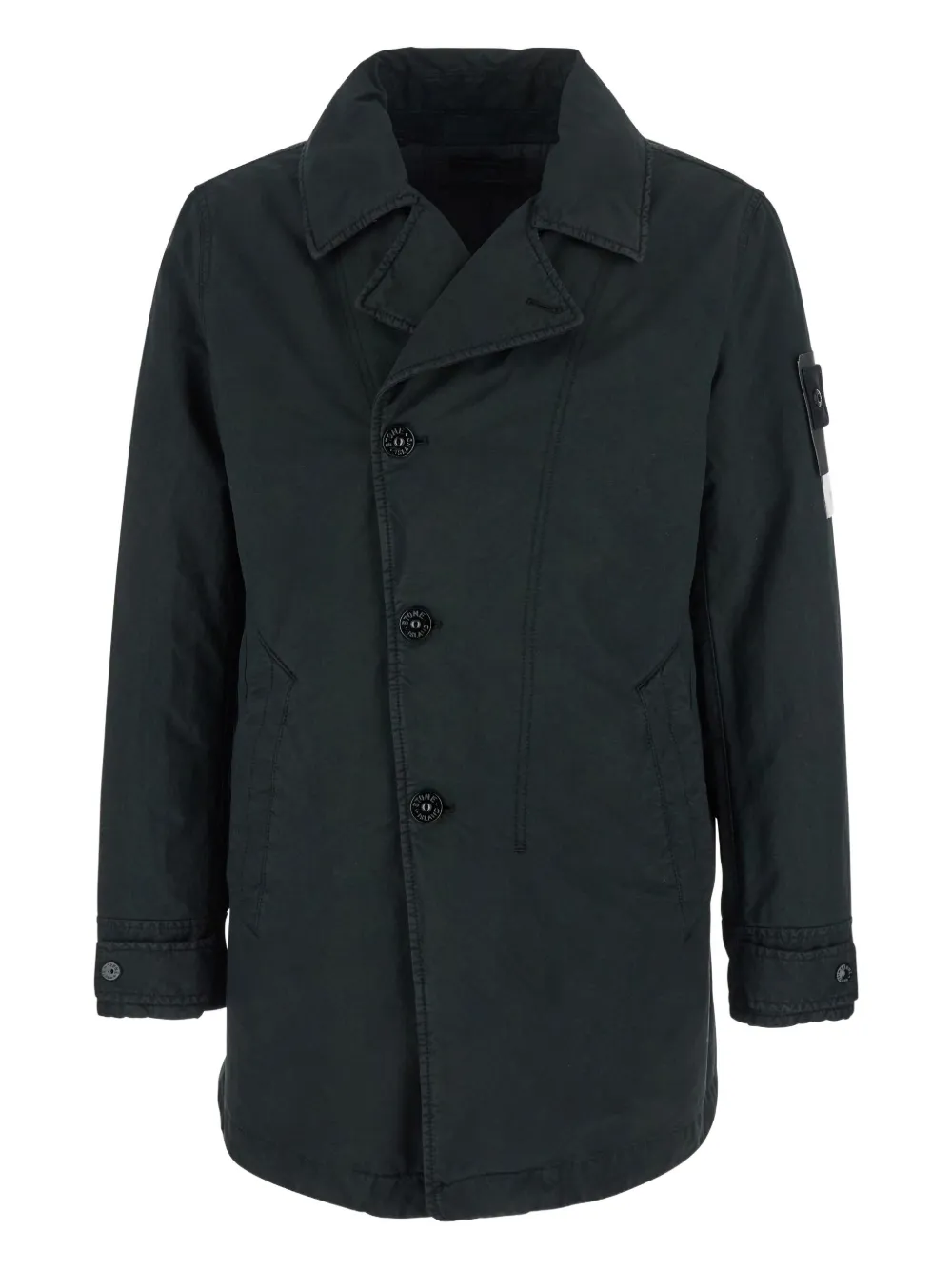 

Двубортное пальто Stone Island, синий