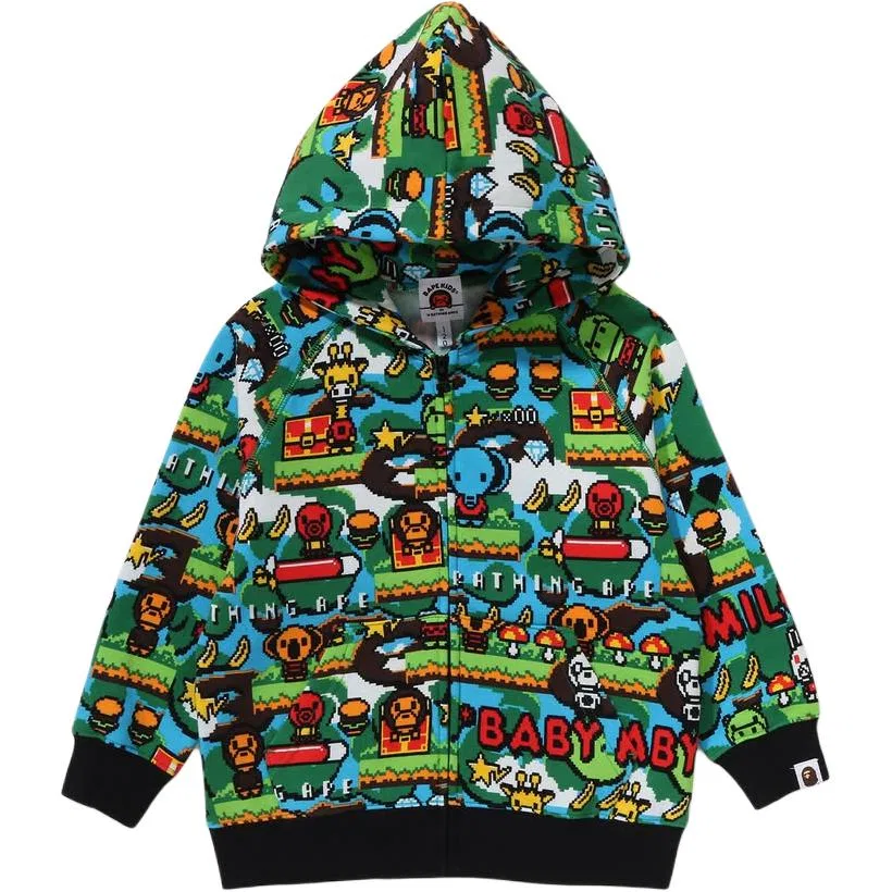 Куртка зеленая детская A BATHING APE, Green