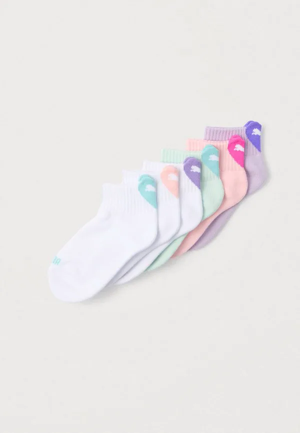 Детские носки унисекс с логотипом в виде сердечек (6 пар). Puma, Multi-Coloured