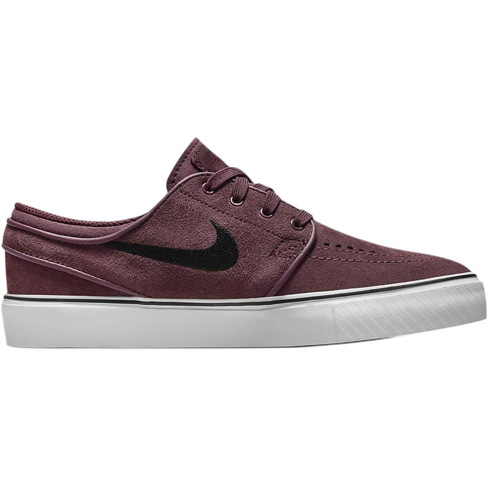 Кроссовки для скейтбординга SB Stefan Janoski Slip Resistant Abrasion Resistant низкие детские Burgundy для подростков Nike, белый/черный — фото 3