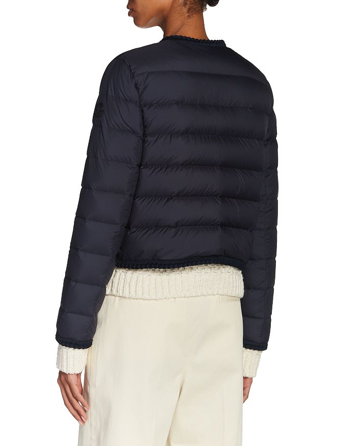 Стеганая куртка с плетеной отделкой Gencay Moncler, синий — фото 3