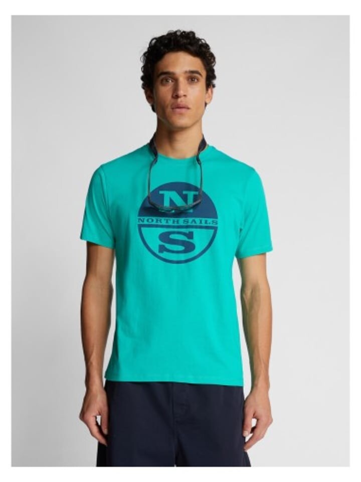 

Футболка North Sails Tshirt, бирюзовый