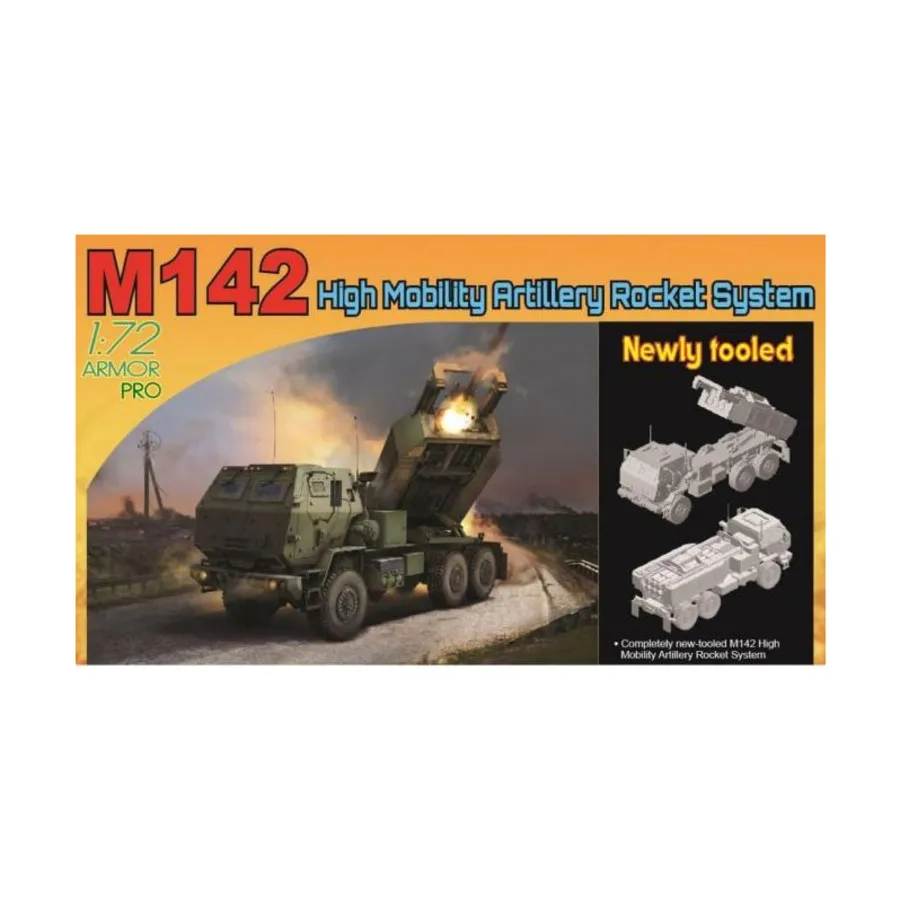 

Высокомобильная артиллерийская ракетная система M142, Dragon Armor - United States (Plastic) (1:72)