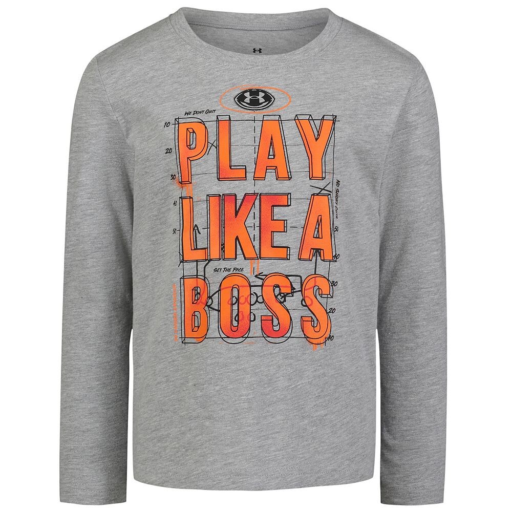 

Футболка Under Armour для малышей Boy UA «Играй как босс», серый
