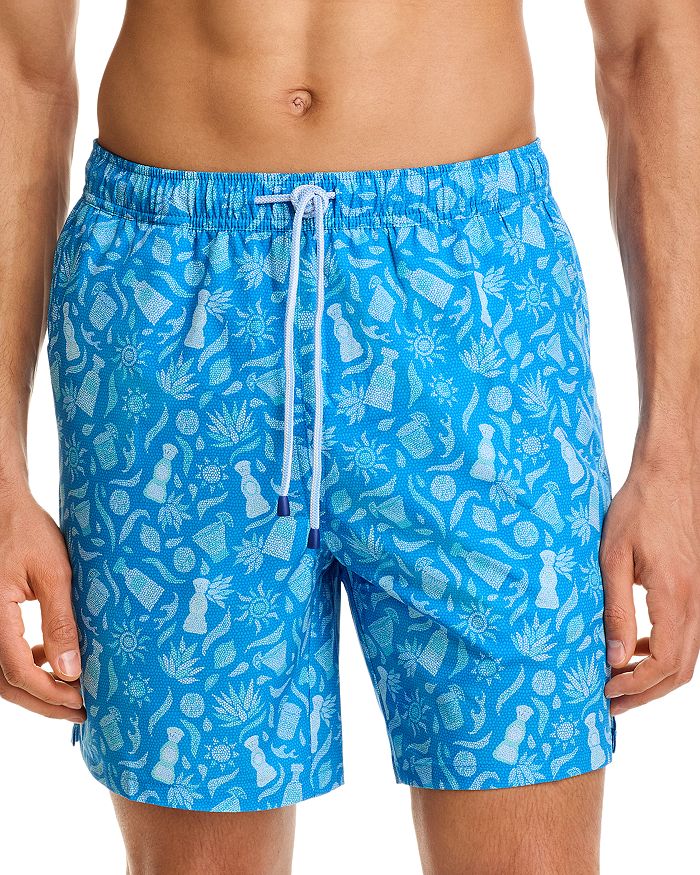 

Saltwater Spirits 7" Плавки Peter Millar, синий