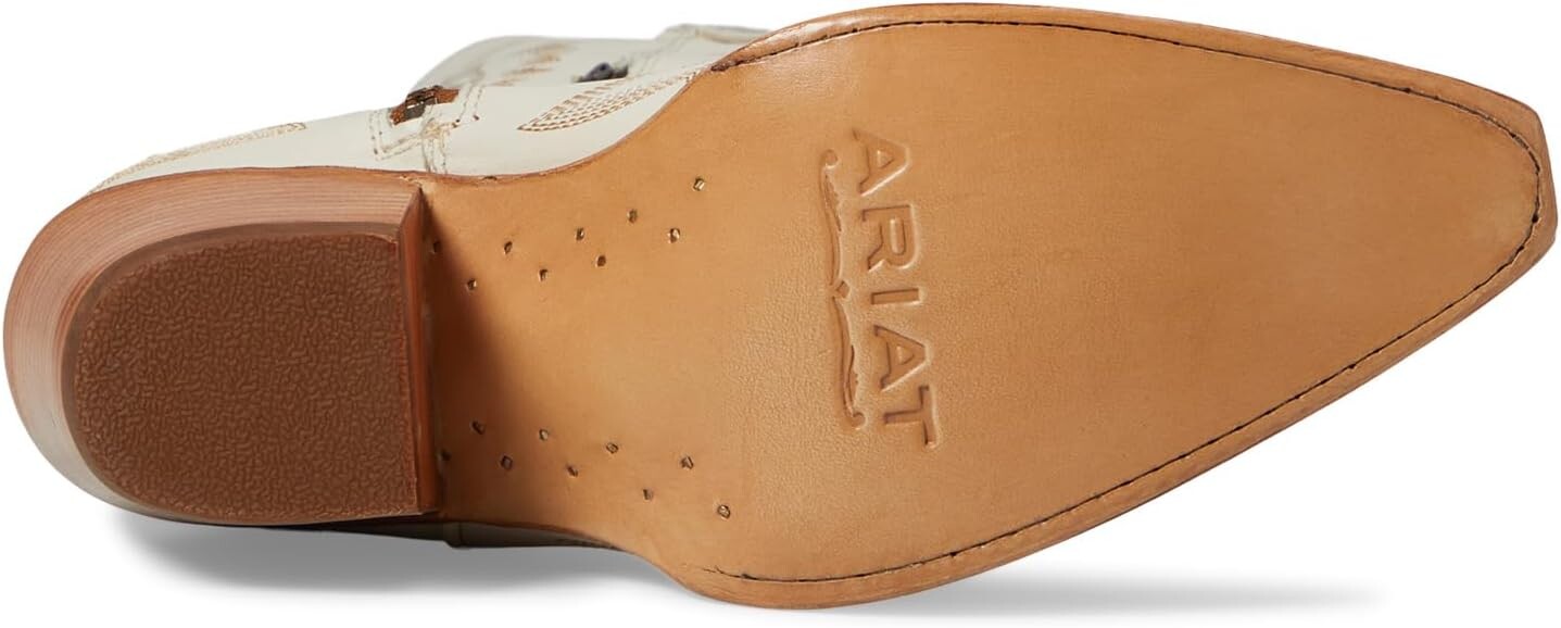Женские сапоги Ariat в ковбойском стиле с вышивкой, белый — фото 3