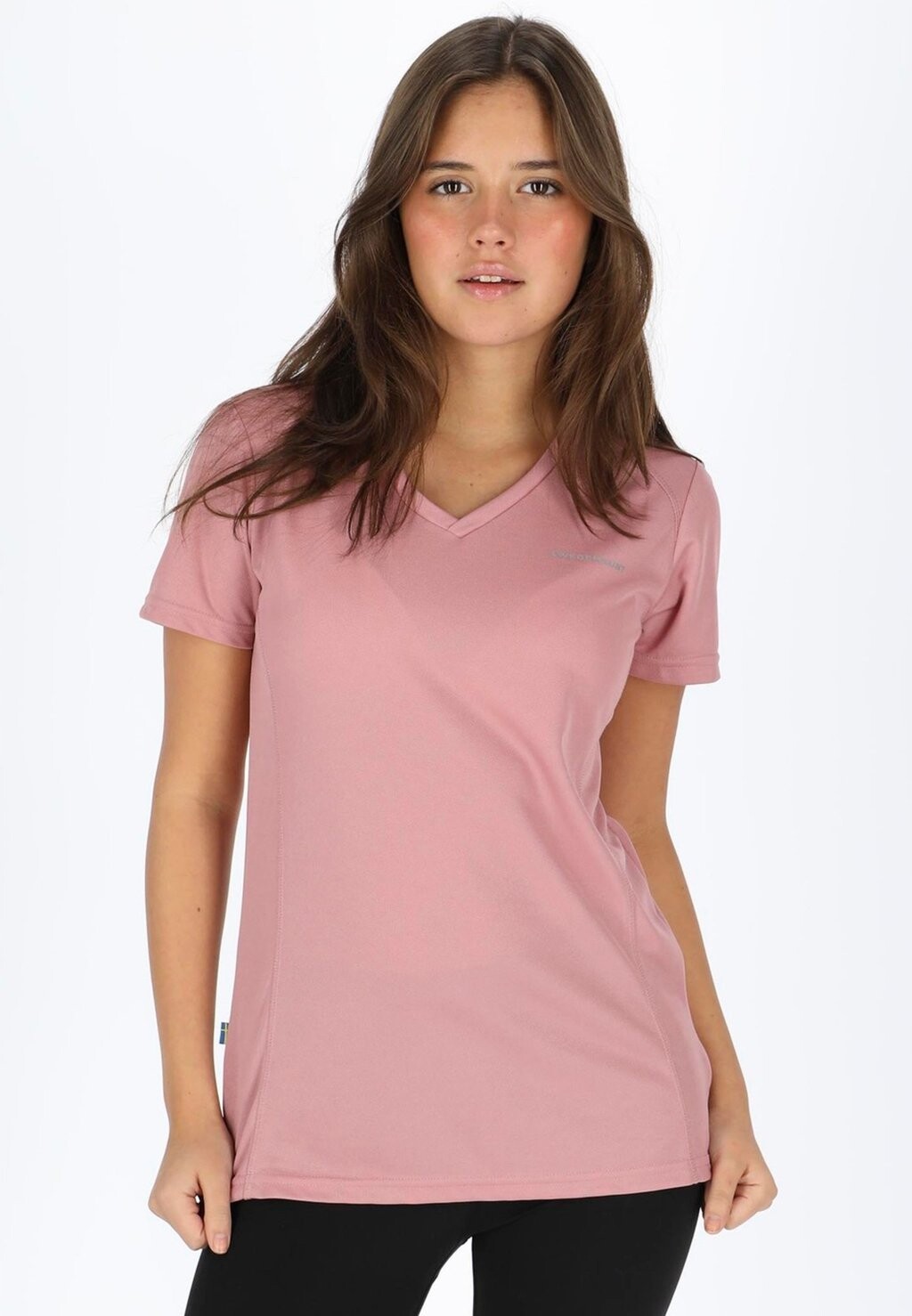 

Футболка базовая GREBBESTAD Swedemount, цвет dusty pink