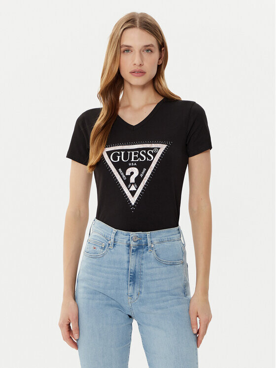 

Футболка стандартного кроя Guess, черный