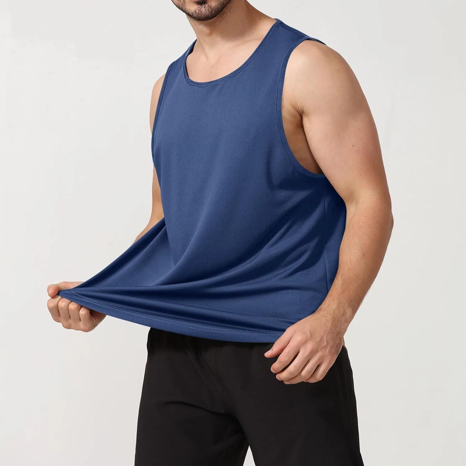 Мужская майка спортивная, Casual Fitness, Navy — фото 2