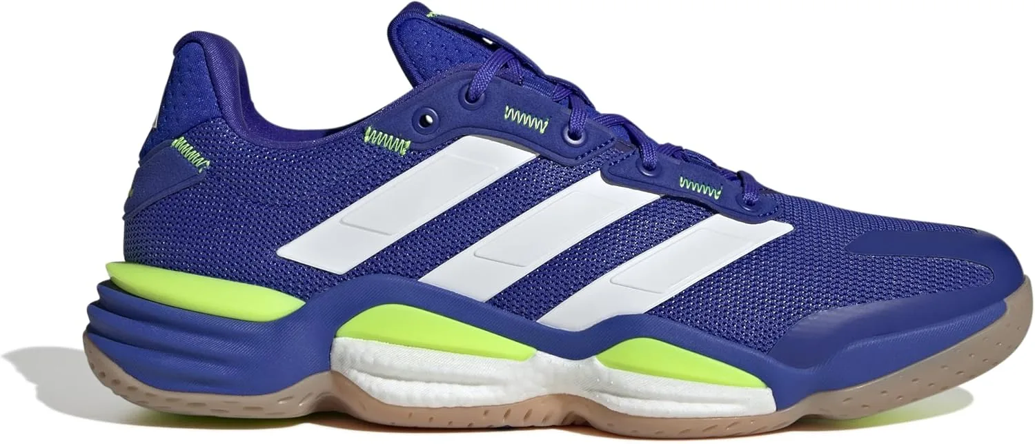 Мужские домашние кроссовки Adidas Stabil 16, белый/голубой — фото 2