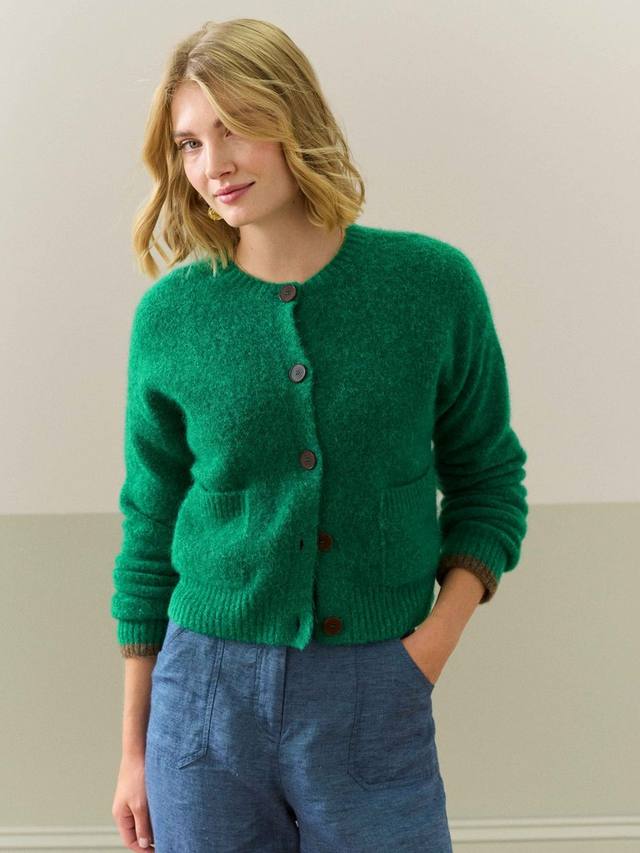 

Кардиган оверсайз из богатой шерсти Brora, цвет Emerald