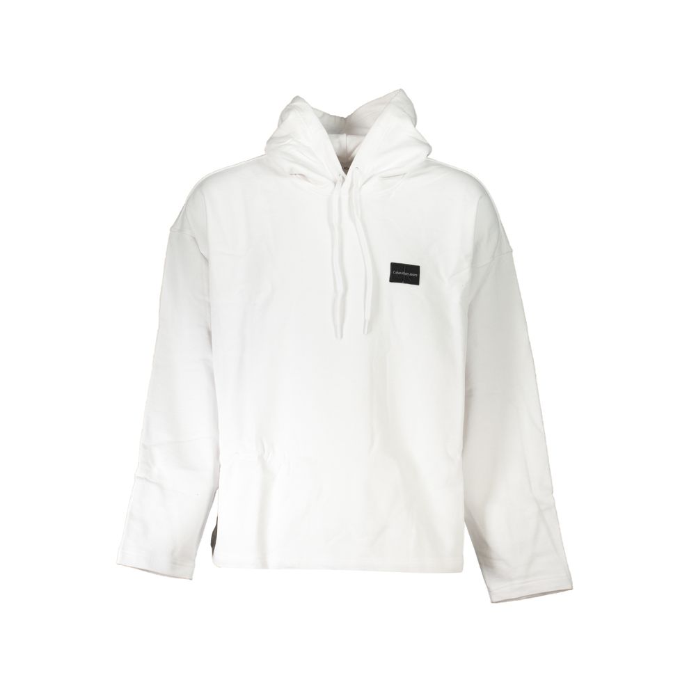 

Белый хлопковый свитер Calvin Klein