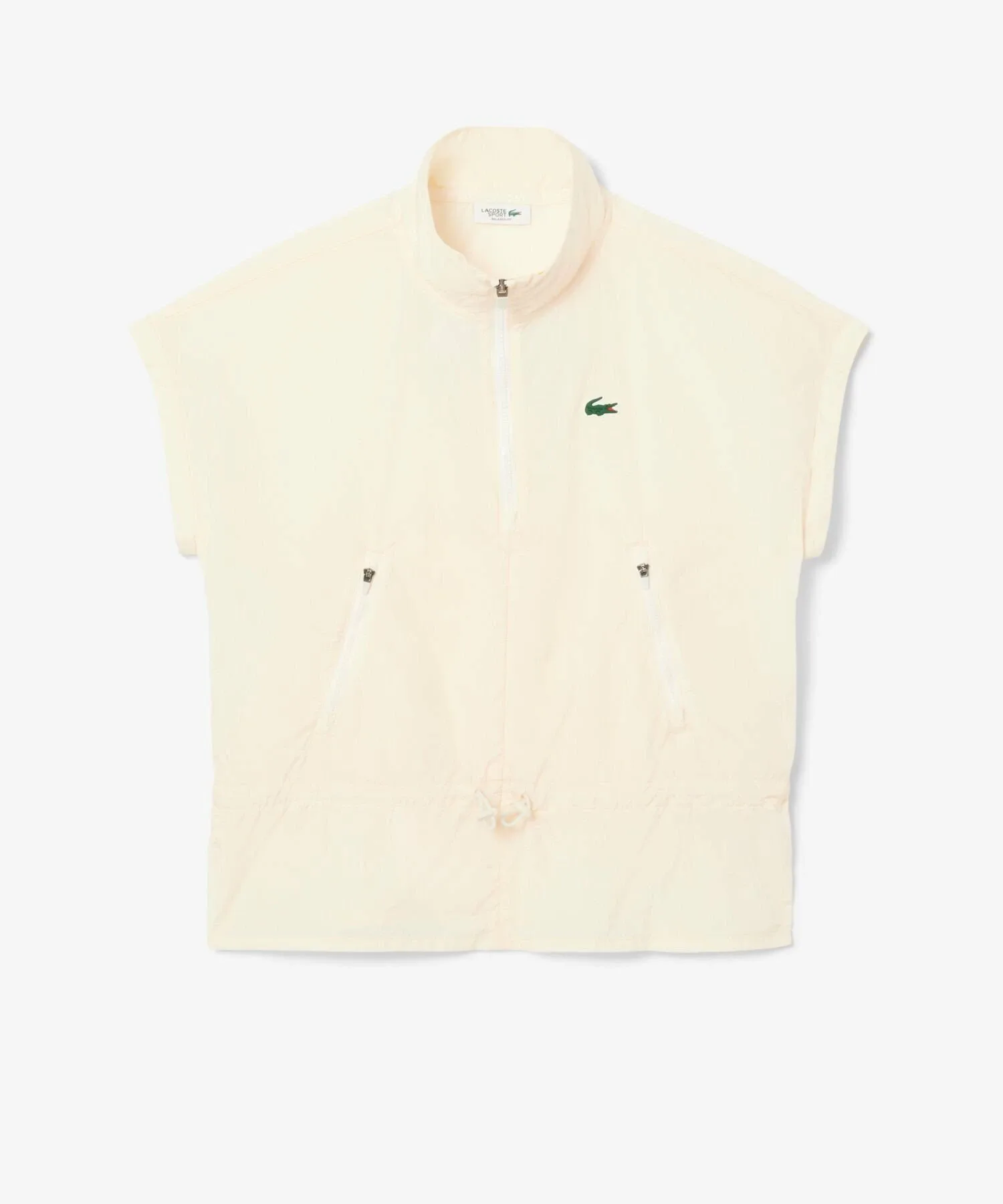 Куртка для гольфа LACOSTE Off white с короткими рукавами — фото 4