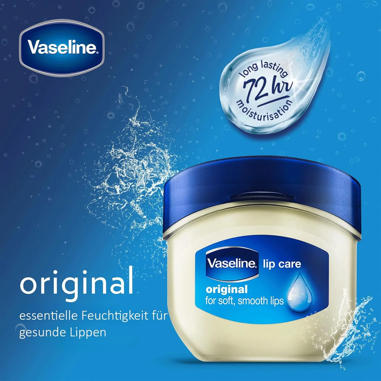 Питательный бальзам для губ Vaseline Lip Therapy The Original (3 шт.) Vaseline — фото 4