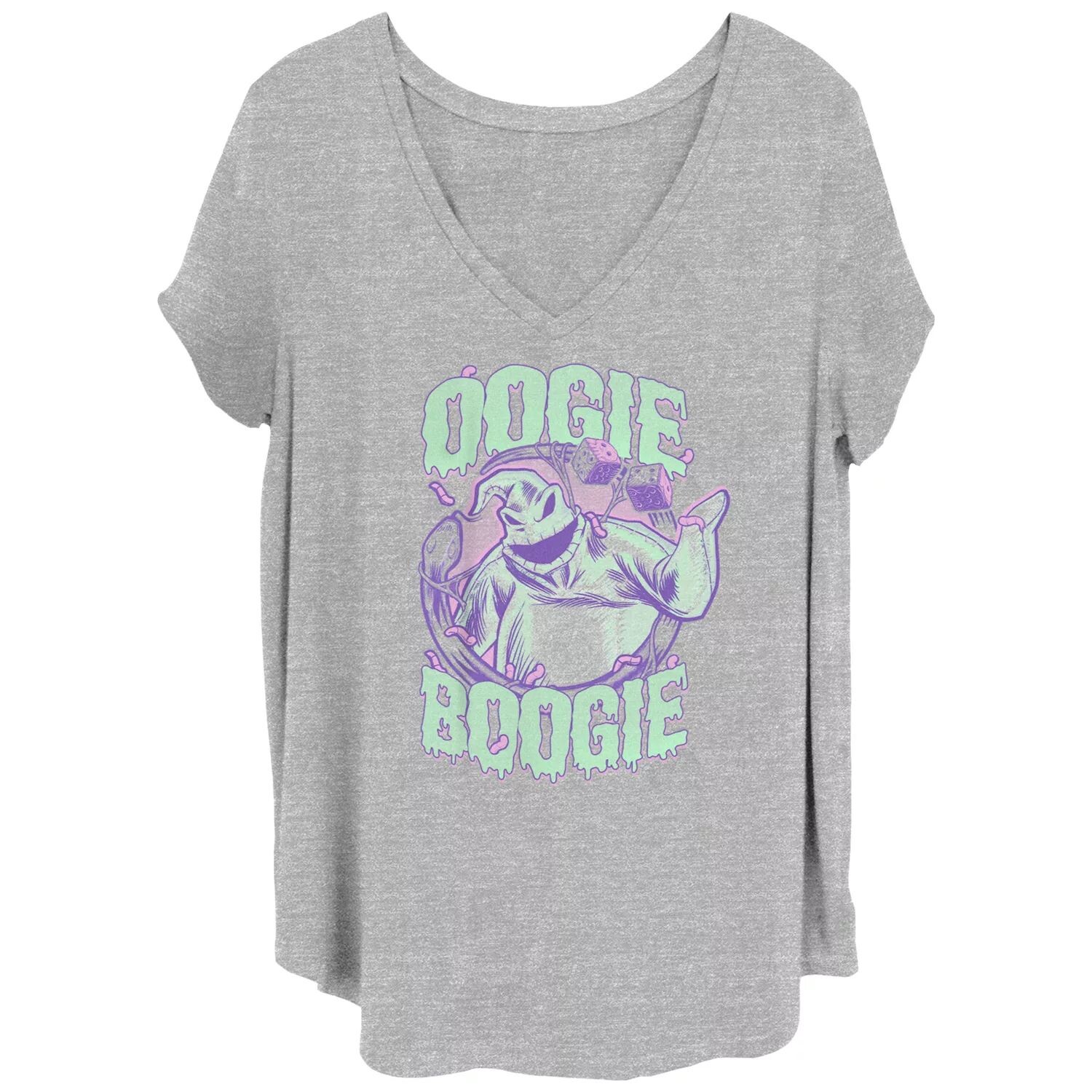 Футболка больших размеров с рисунком Disney's «Кошмар перед Рождеством» Oogie Boogie Juniors Disney
