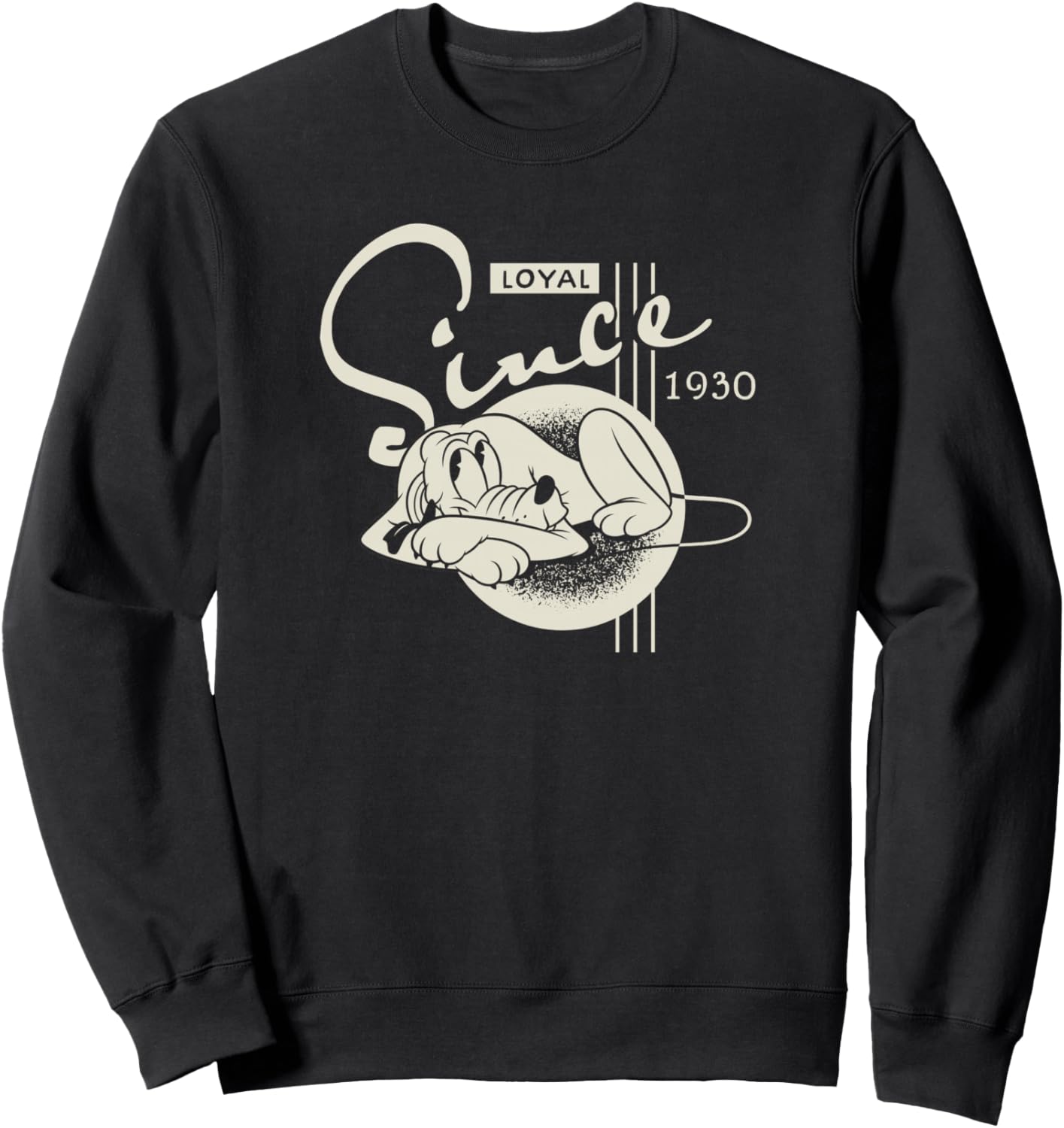 

Винтажная толстовка Disney Mickey & Friends Pluto Royal 1930 с логотипом, черный