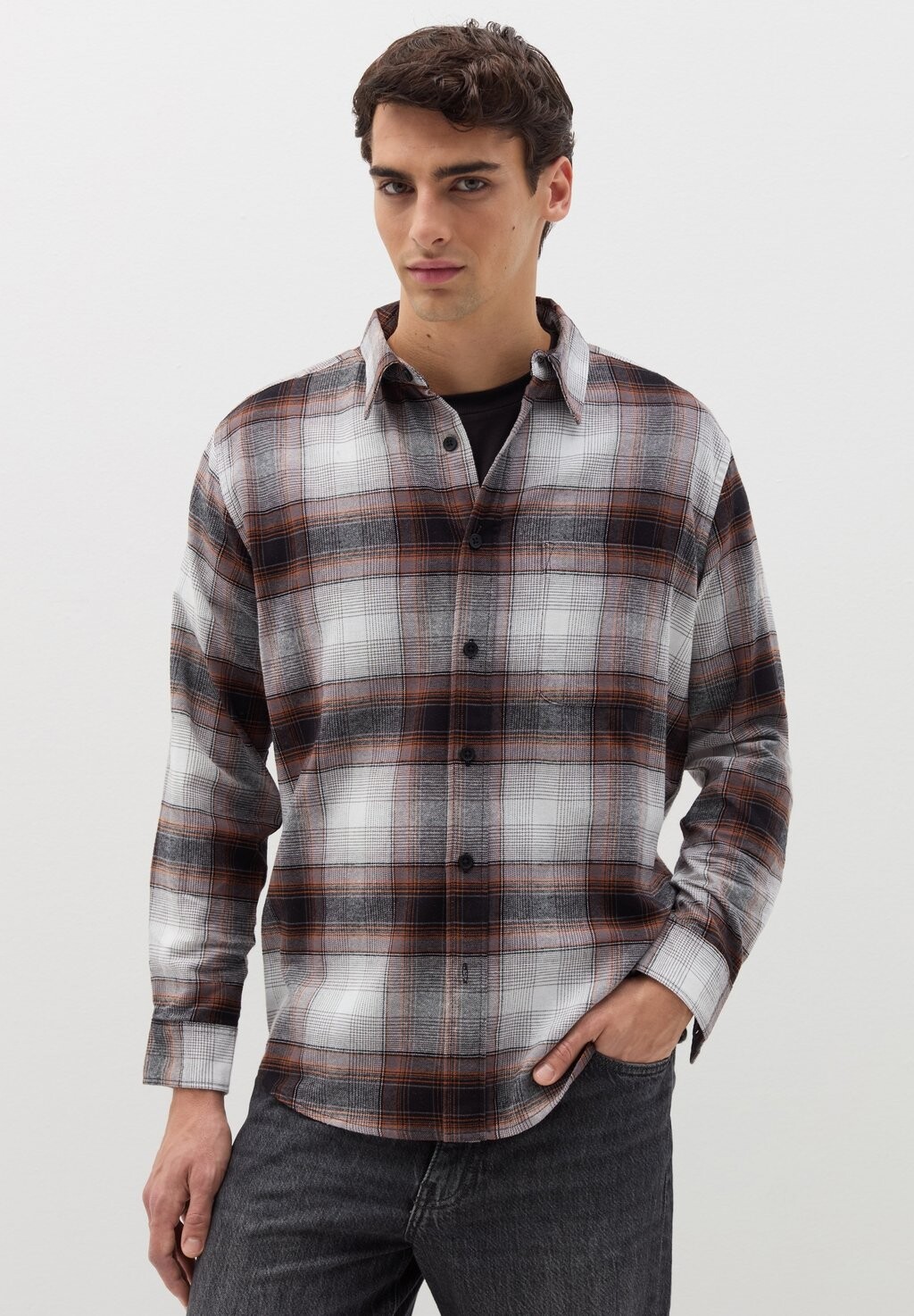 

Рубашка WITH CHECK PATTERN B.ANGEL, белый