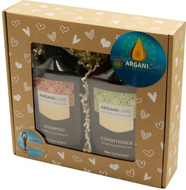 

Питательный шампунь + кондиционер для волос Arganicare Coconut, набор 400 мл
