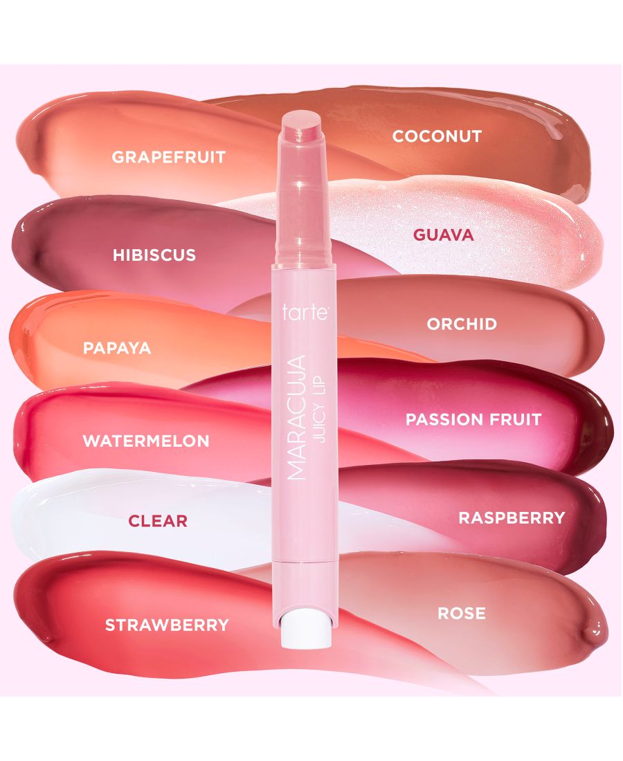 Бальзам для губ Maracuja Juicy Lip Balm, дорожный размер Tarte, цвет raspberry — фото 4