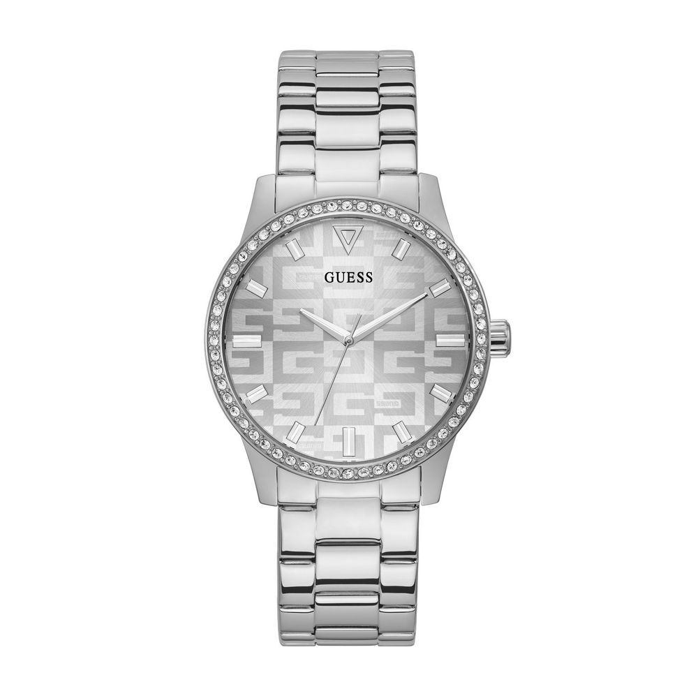 

Часы из серой нержавеющей стали GUESS