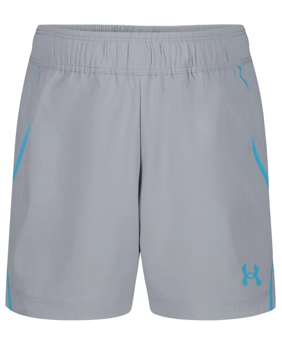 Детские шорты с отражающим логотипом, размер 2T-7 Under Armour, серый