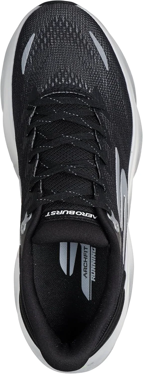 Мужские кроссовки для бега Skechers Aero Burst, черно-белый — фото 3