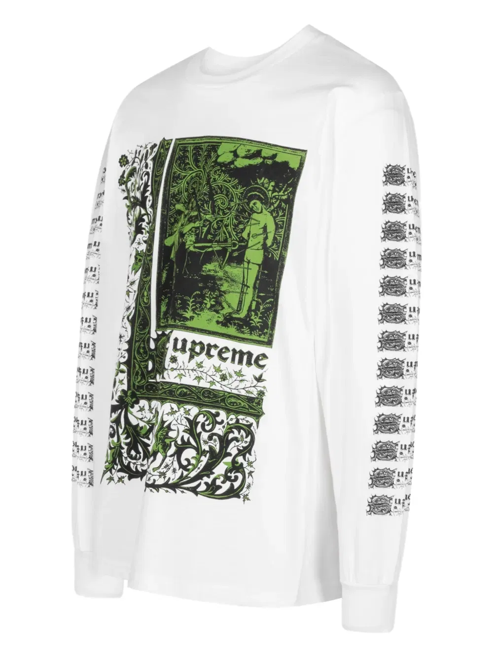 Белая футболка Святого Себастьяна Supreme, белый — фото 3