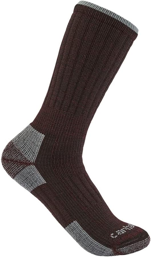 

Carhartt Women's SB9780W Женские носки Midweight Synthetic-Wool Blend Boot, Blackberry Heather