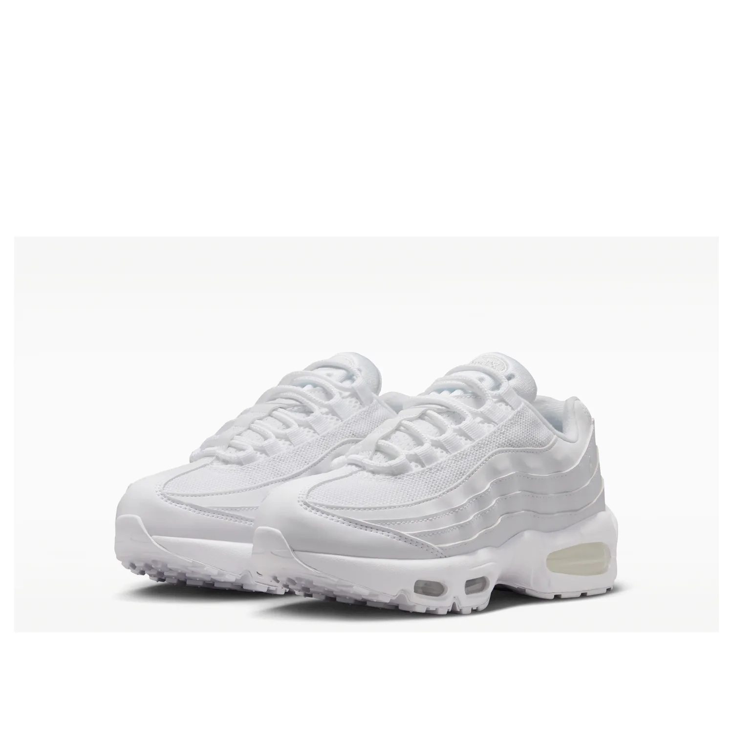 Кроссовки (GS) Nike Air Max 95 Big Bubble 'White Pure Platinum' — фото 4