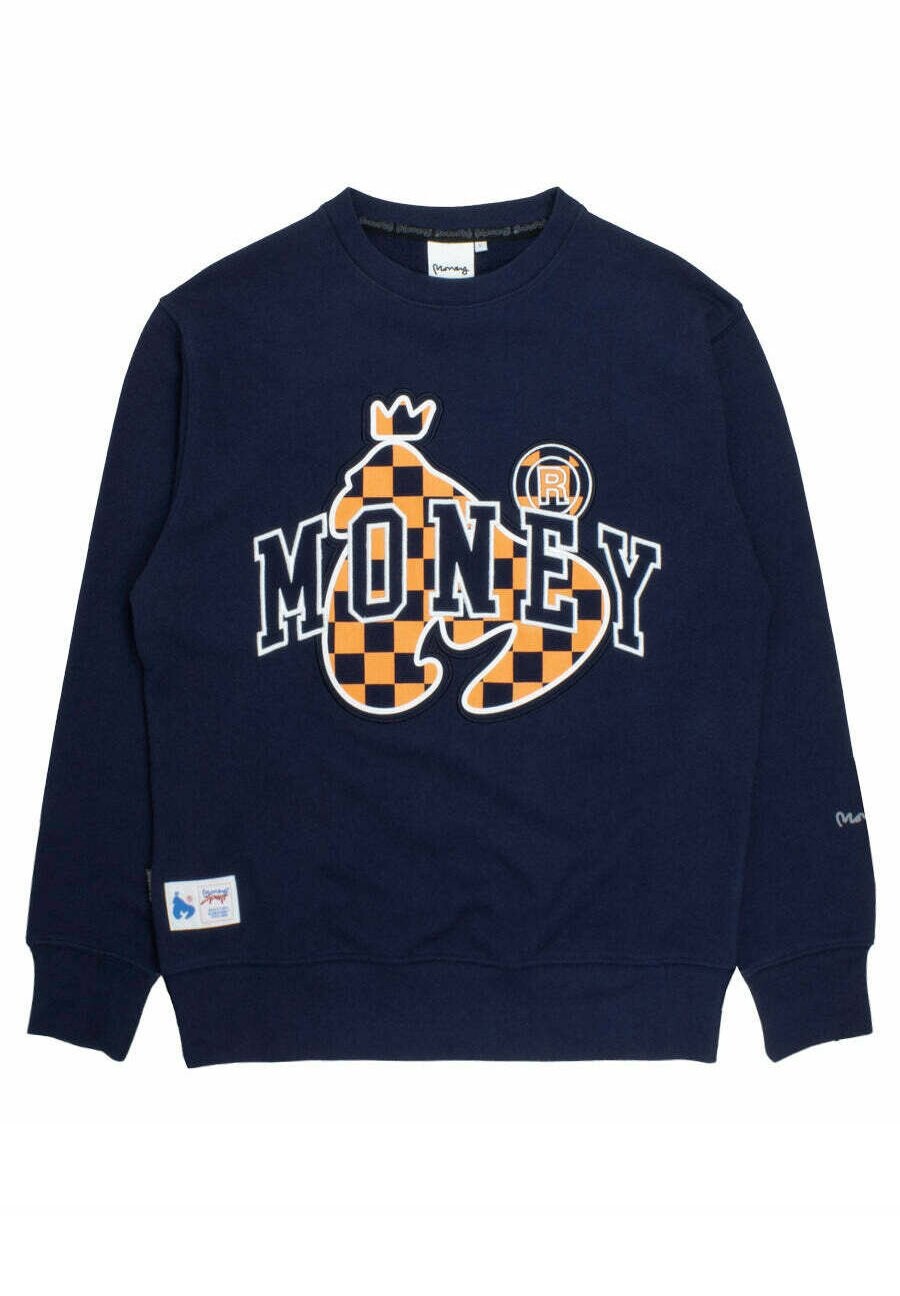 

Толстовка MONEY CHECKER APE CREW Money Clothing, цвет navy