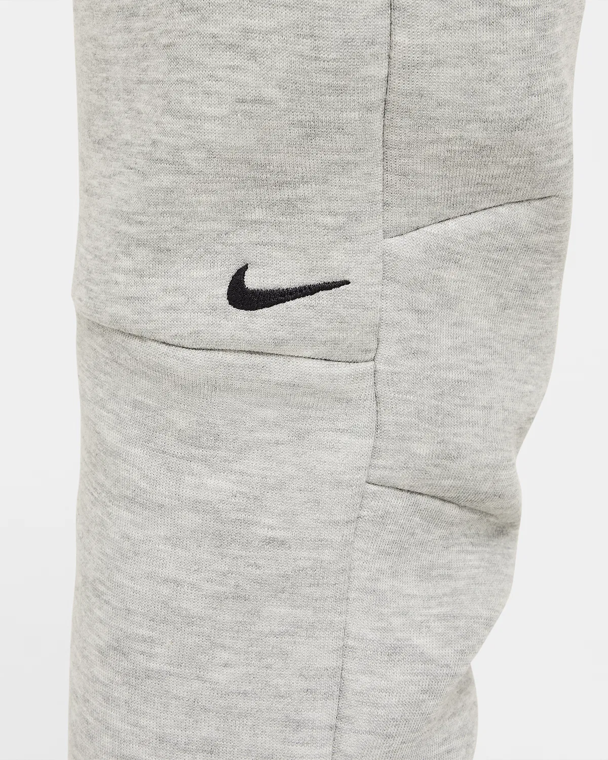 Джоггеры Nike Sportswear Tech Fleece для старших детей, Dark Grey Heather/Black/Black — фото 3