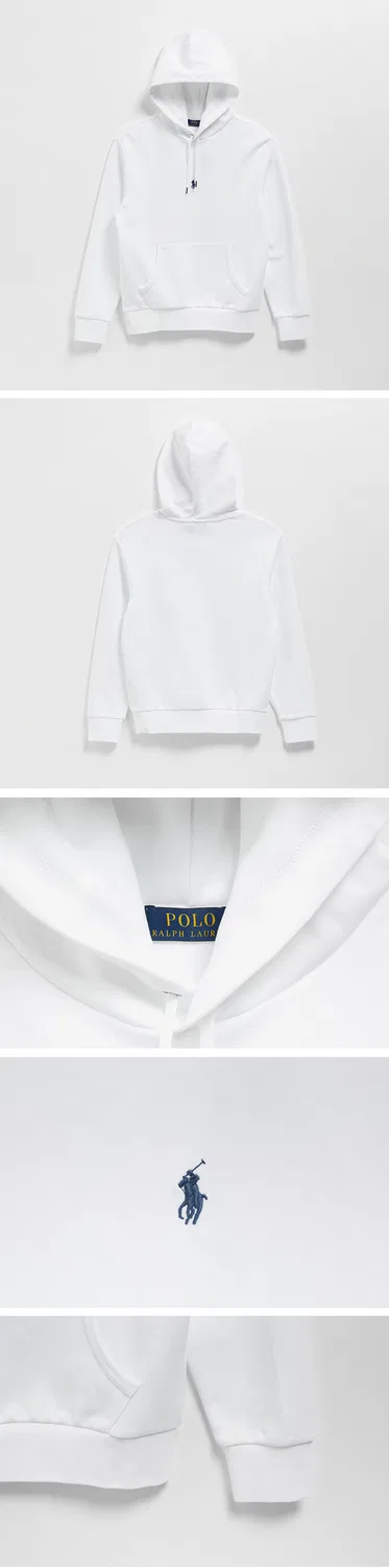 Мужской свитшот с логотипом Pony белого цвета от Polo Ralph Lauren — фото 3
