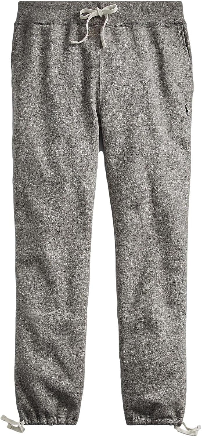 

POLO RALPH LAUREN Мужские спортивные флисовые брюки с завязками, Alaskan Heather