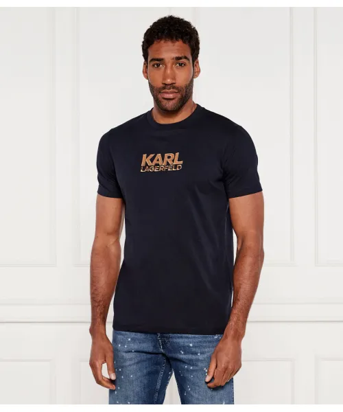 

Футболка Regular fit Karl Lagerfeld, синий