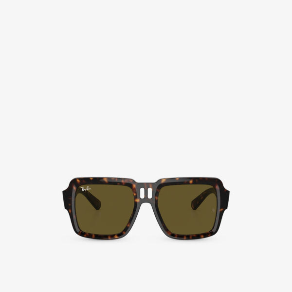 

RB4408 Magellan солнцезащитные очки в квадратной оправе Ray-Ban, коричневый