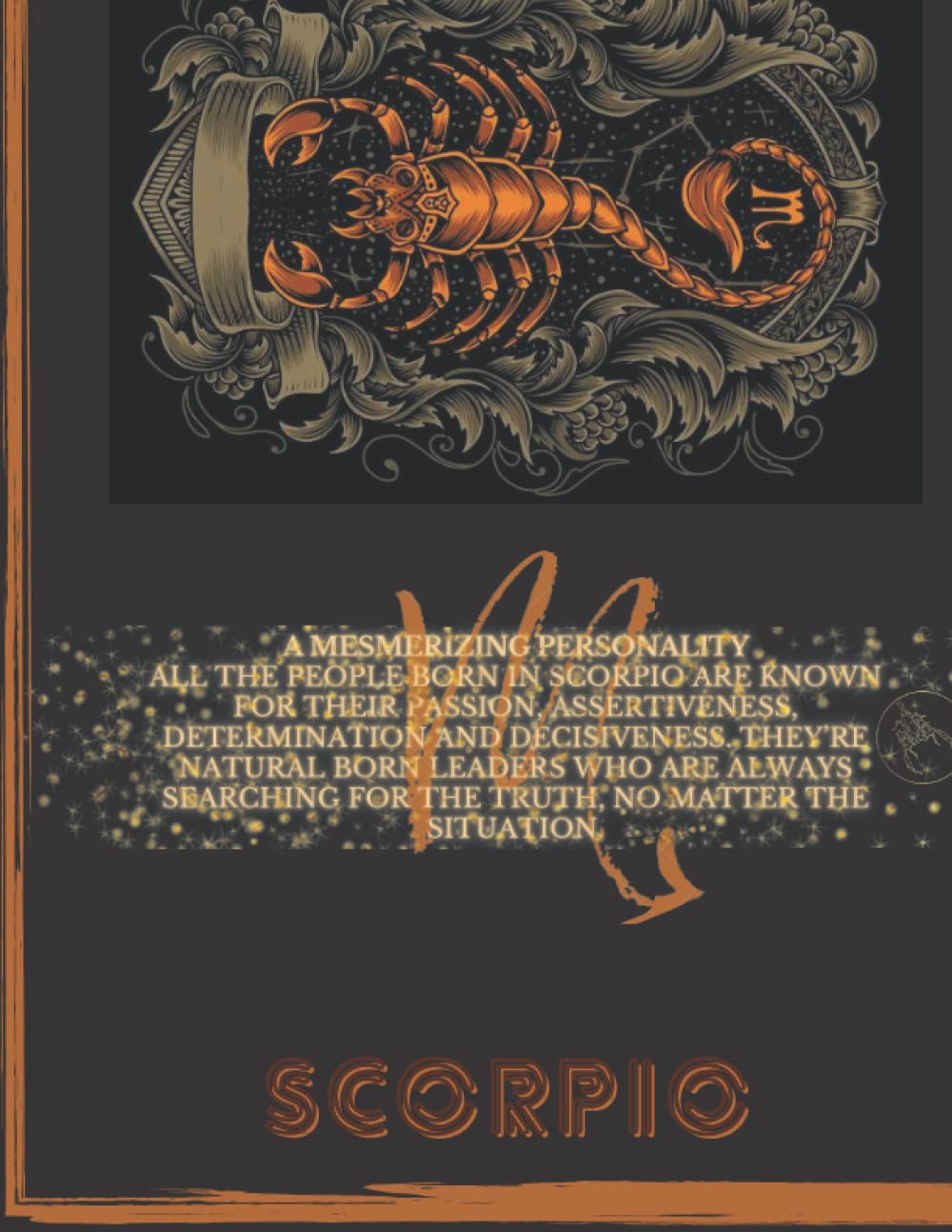 

Notebook Zodiac: Scorpio Notebook 8.5 x 11 inche - 110 striped page || Black and Stylish Cover /Dotted Notebook/Journal (Independently published)