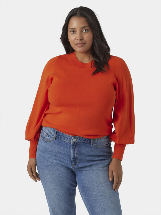 

Свитер обычного кроя Vero Moda Curve, оранжевый