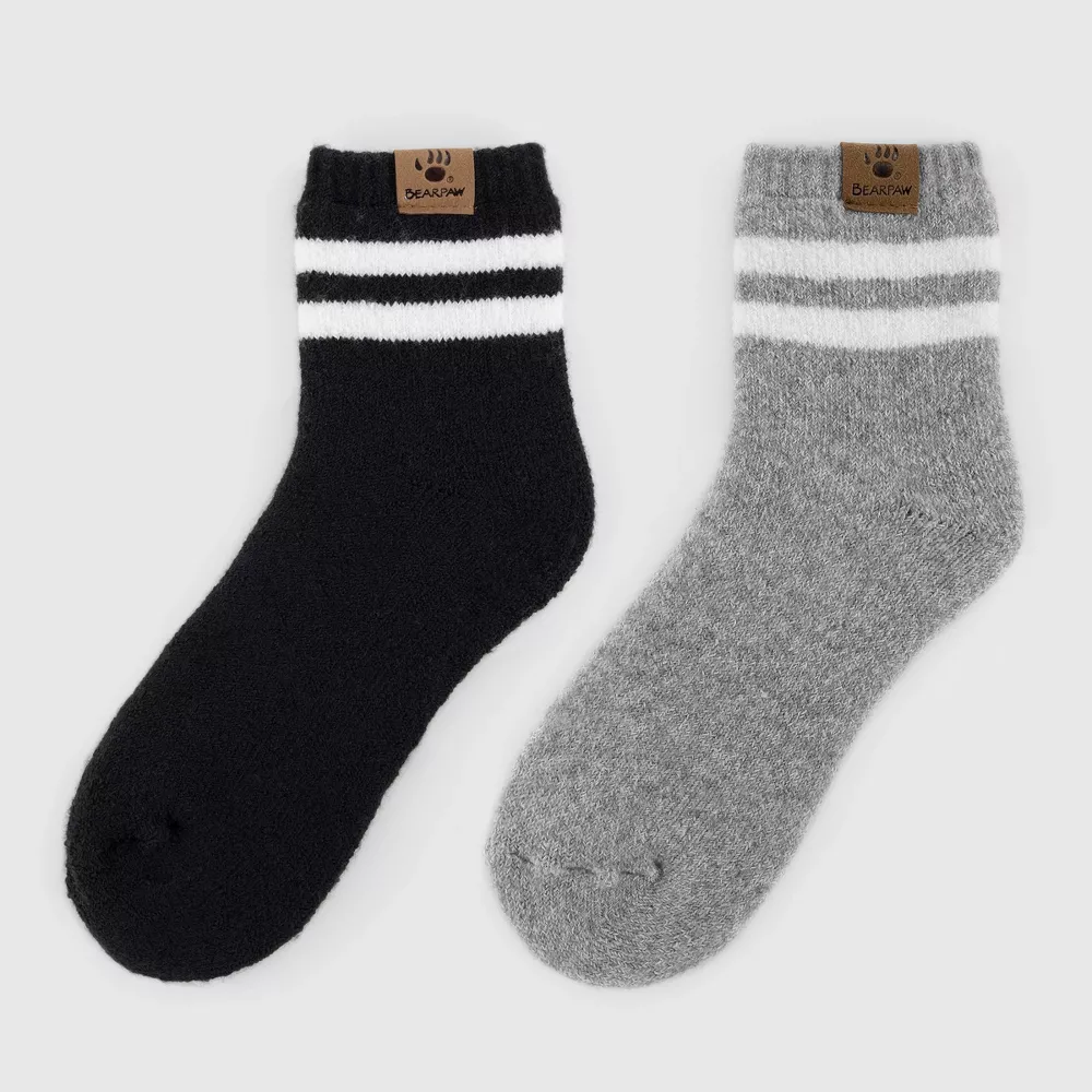 

Женские полосатые носки Bearpaw Varsity 2 пары Bear Paw, цвет Gray