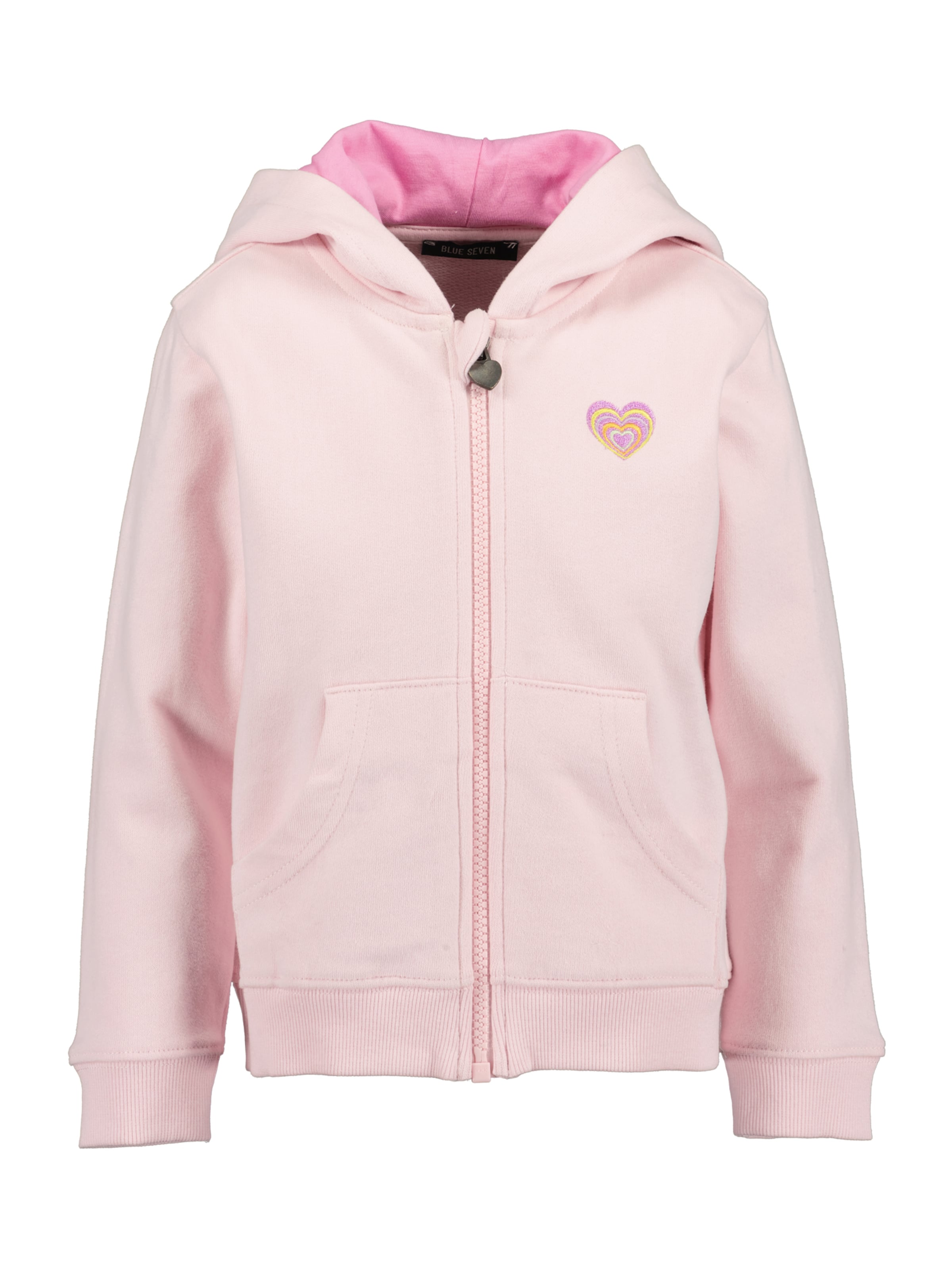 

BLUE SEVEN Худи на молнии в розовом цвете